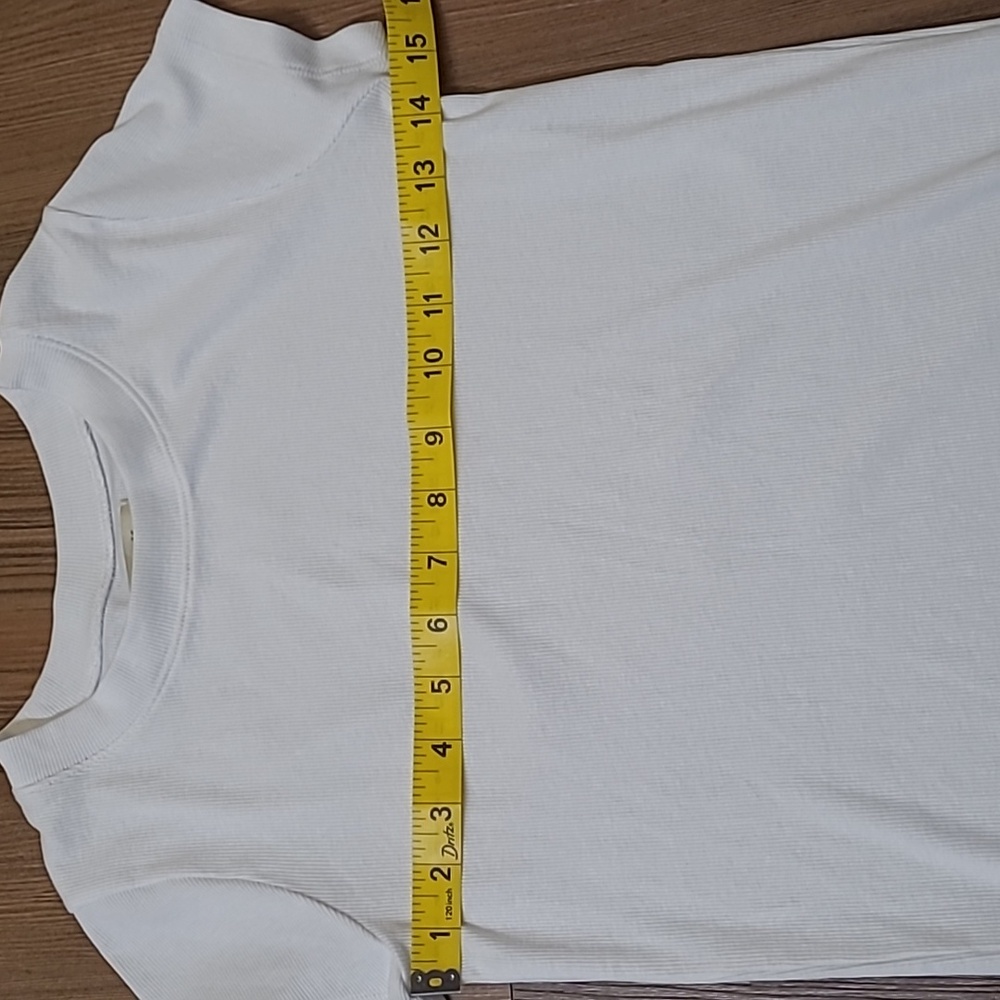Madewell  White Short Sleeve Tee‎ used good condition. - Picture 3 of 7